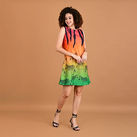  Professional Modeling Photoshoot for A-Line Dress